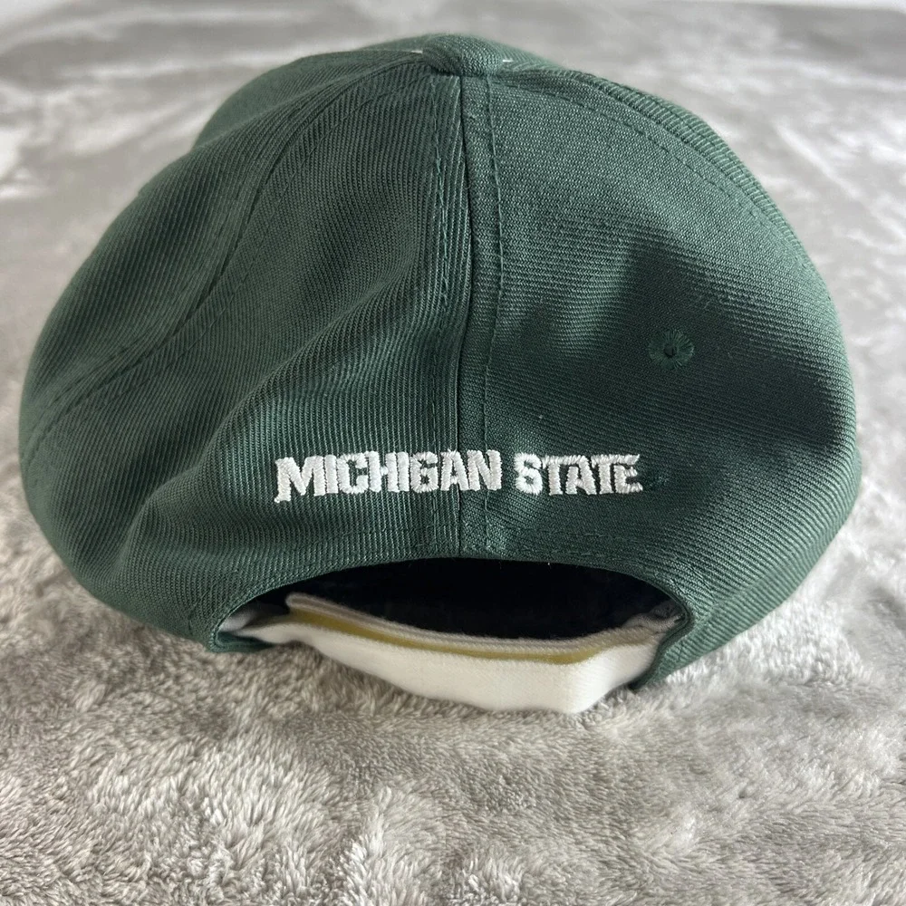 Nike Legacy91 Dri-Fit Michigan State Spartan‎ Crest Green White Hat Adjustable - Picture 5 of 10